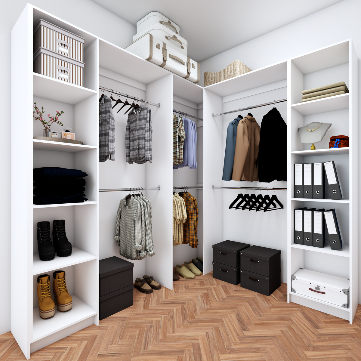 L-Shape Walk in Robes – My Robes