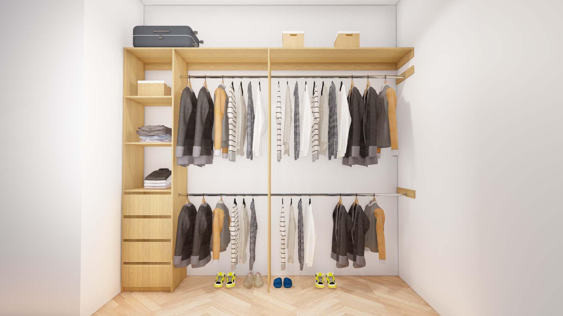 Customizable Classic Built In Robe #1