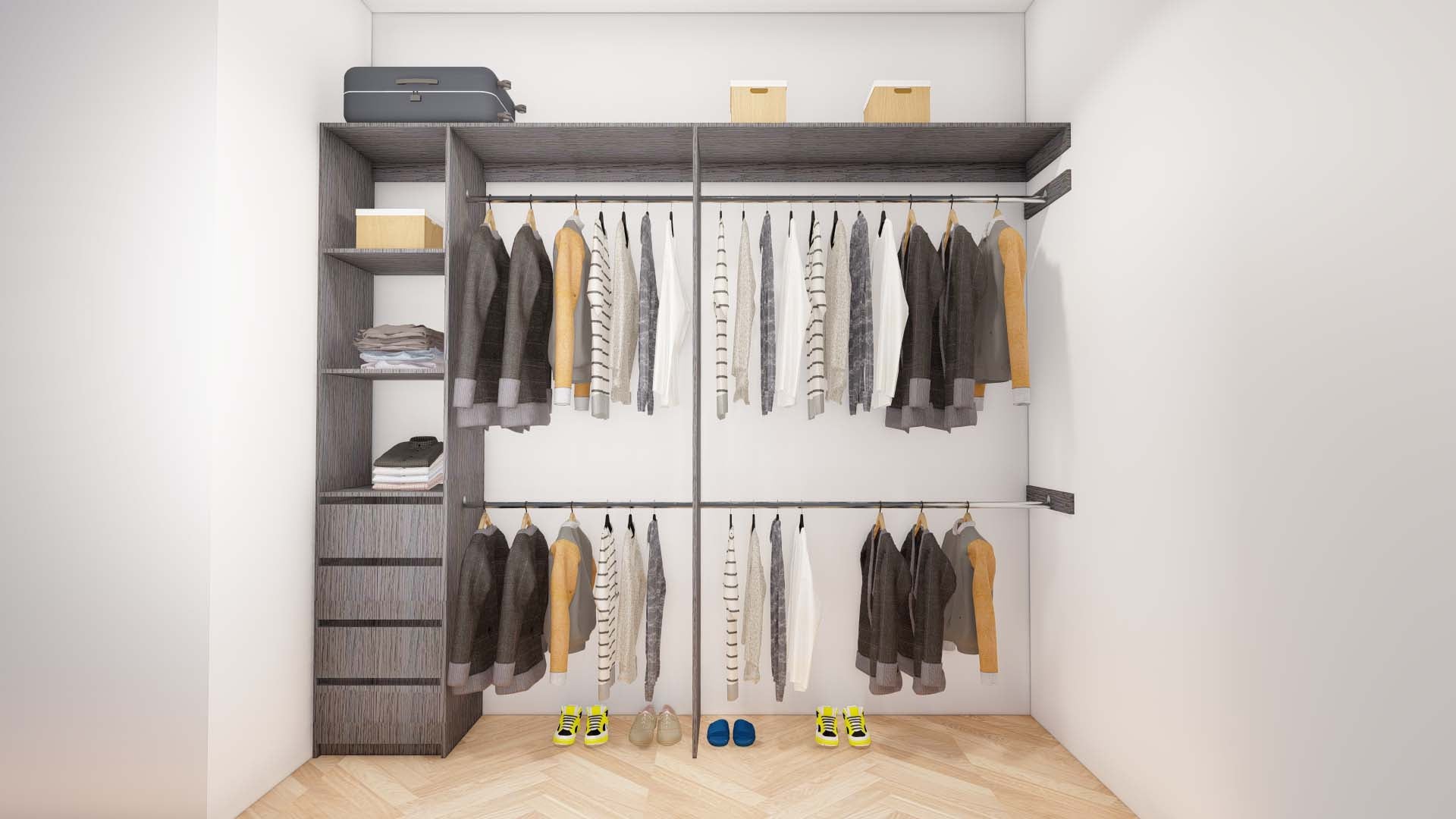 Customizable Classic Built In Robe #1