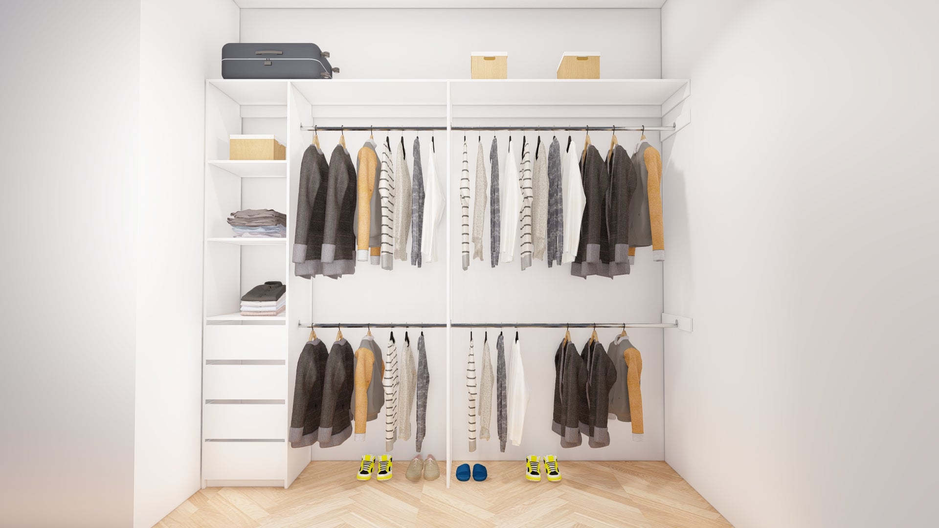 Customizable Classic Built In Robe #1