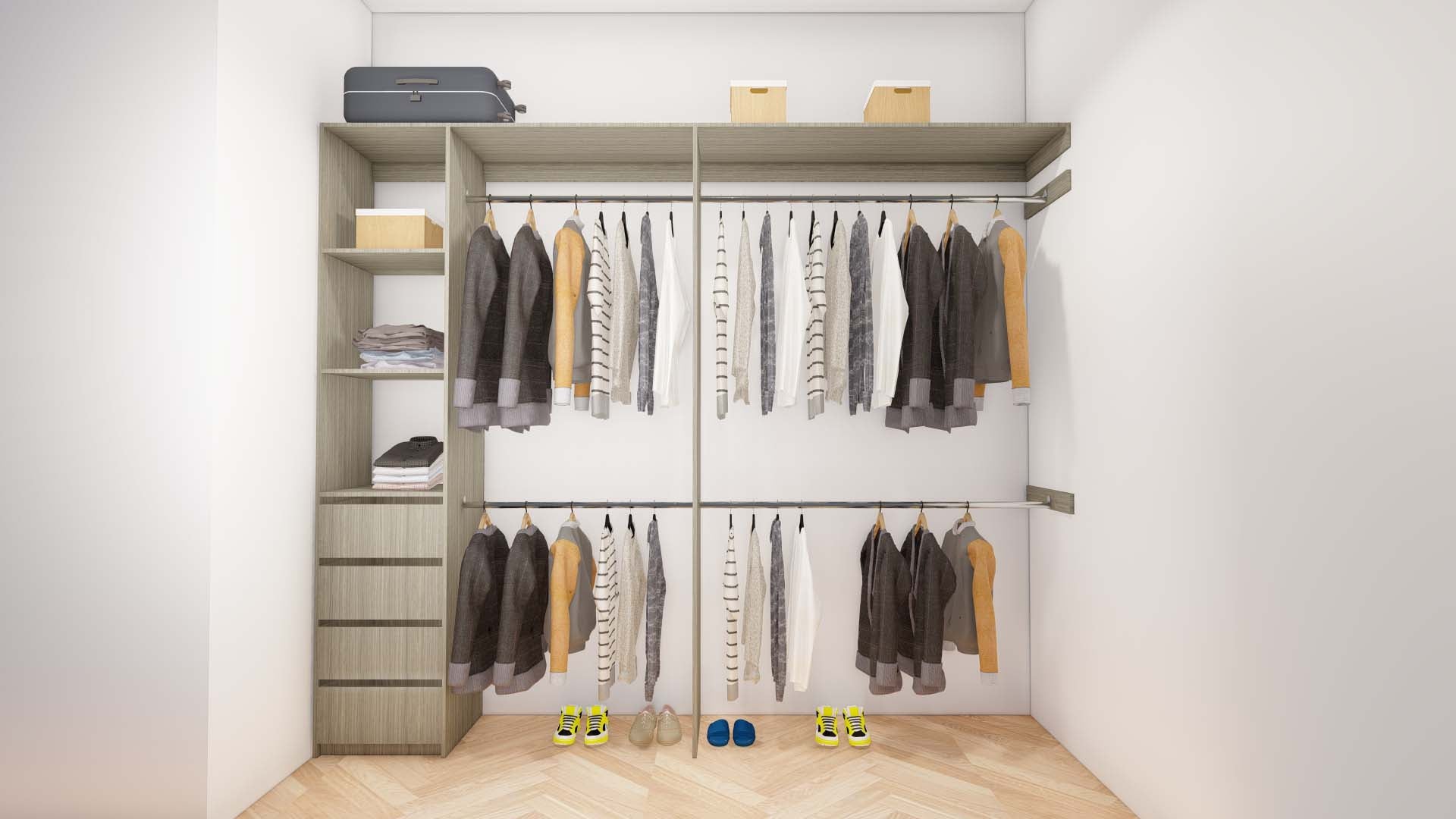 Customizable Classic Built In Robe #1