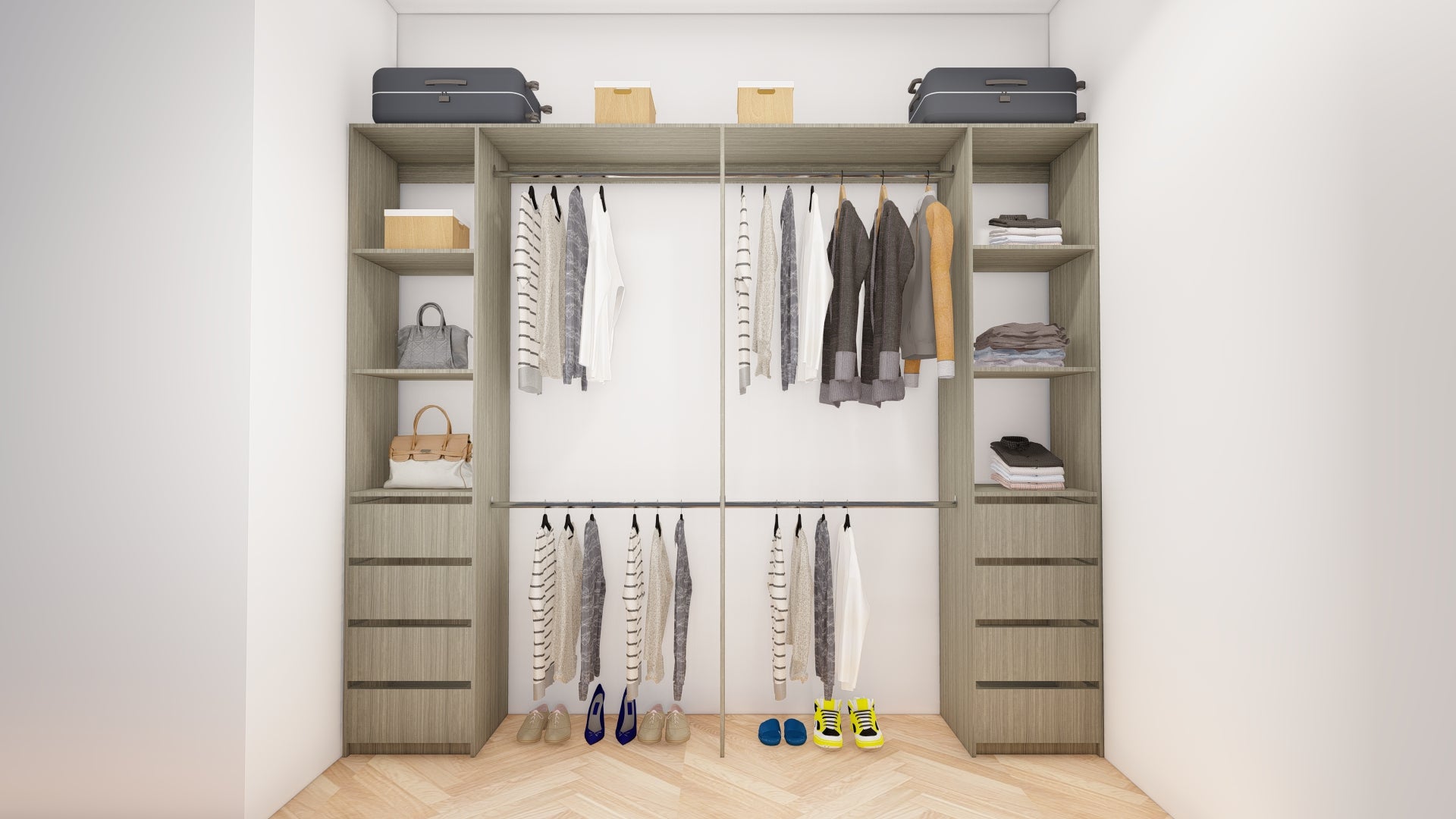 Customizable Classic Built in Robe #4