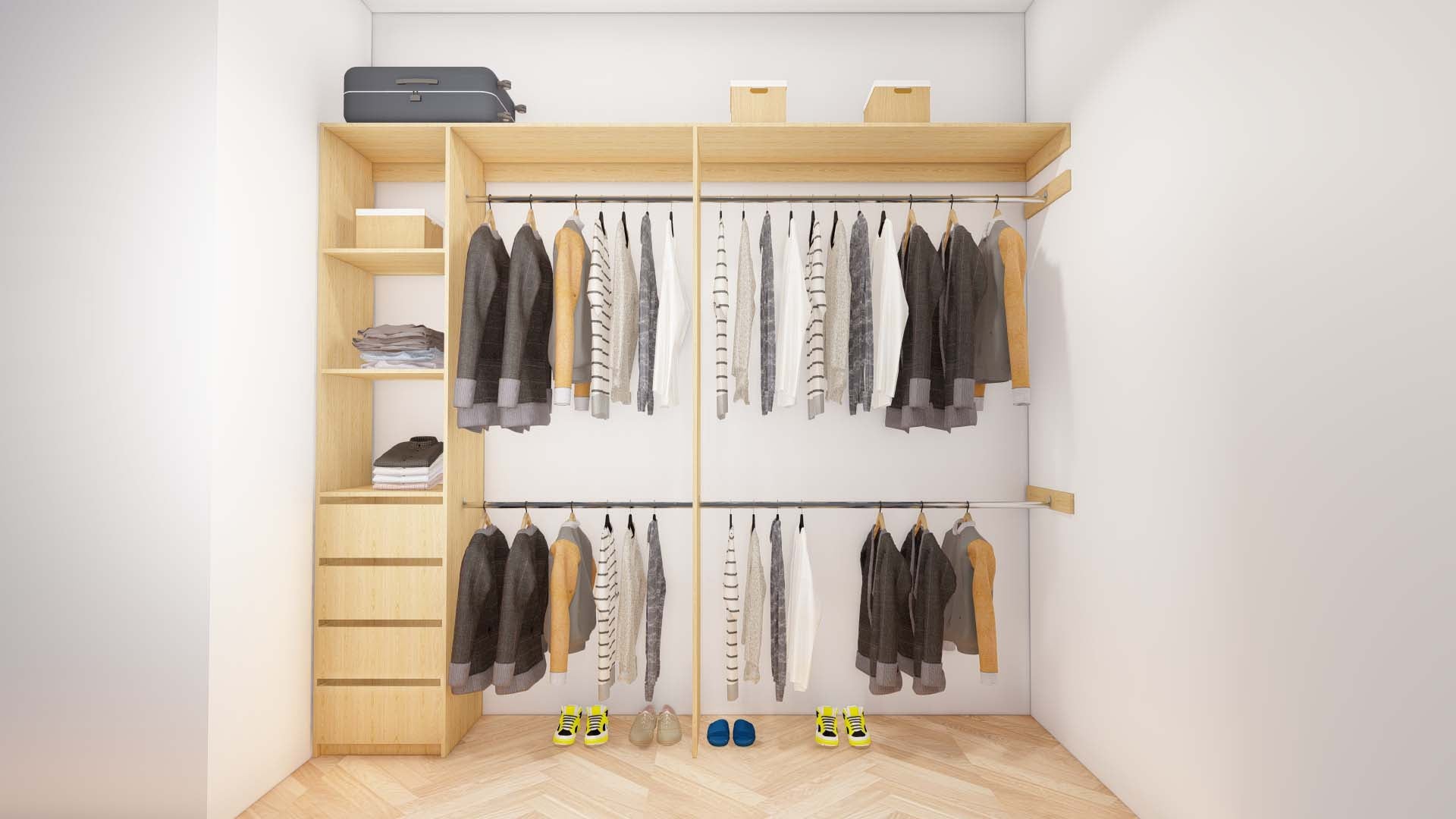 Customizable Classic Built In Robe #1