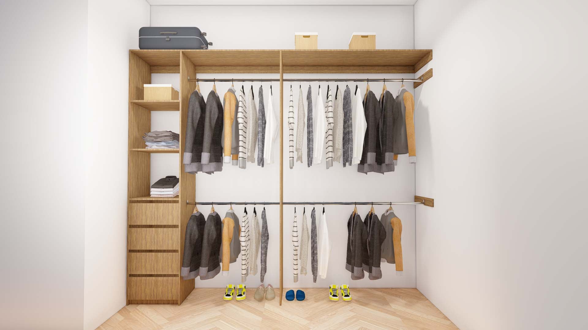 Customizable Classic Built In Robe #1