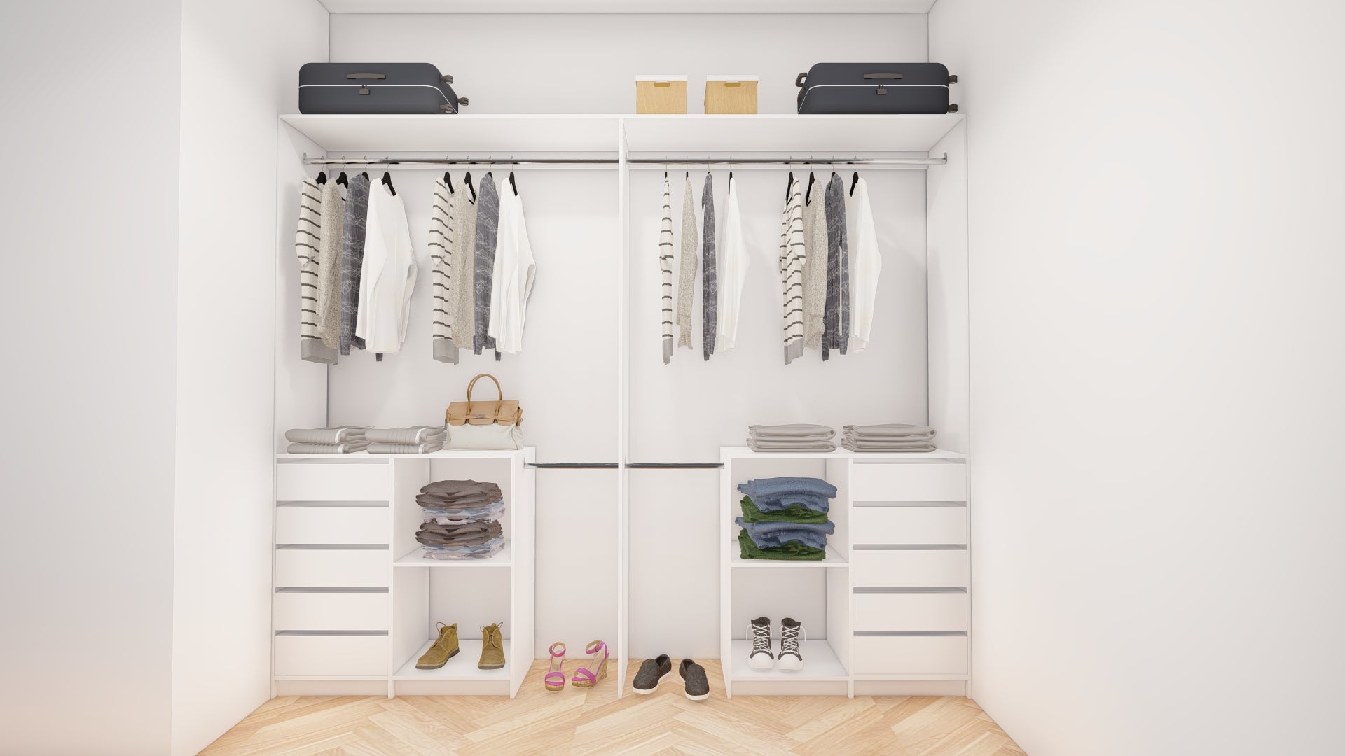 Customizable Classic Built In Robe #1