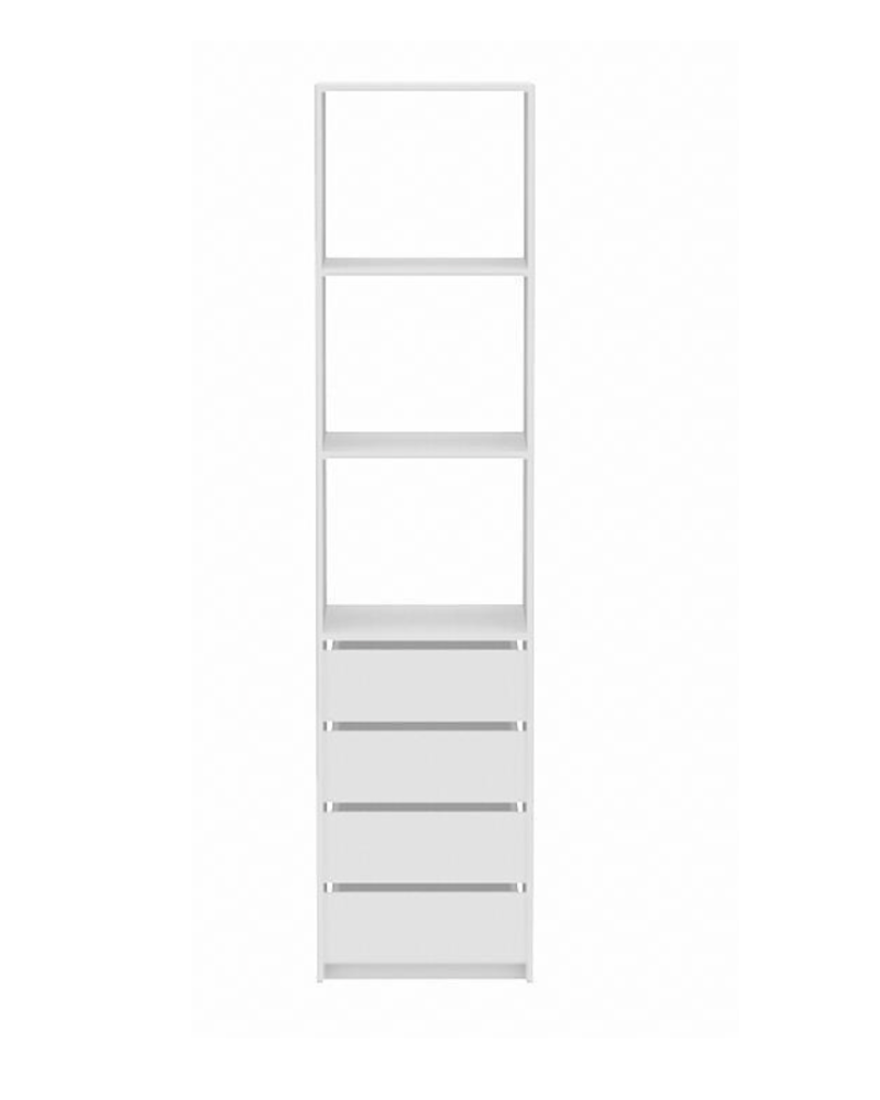Customizable Tall cupboard with 4 draws and 2 adjustable shelves – My Robes